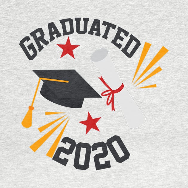 Graduated 2020 Funny Graduation Gift by Cool Design